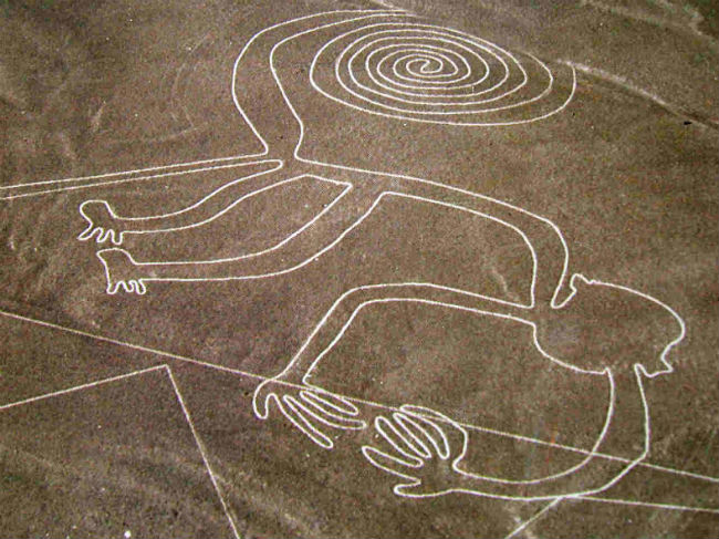 Algunos tiene la creencia de que las líneas de Nazca fueron hechas por civilizaciones extraterrestres. // Foto: Especial.
