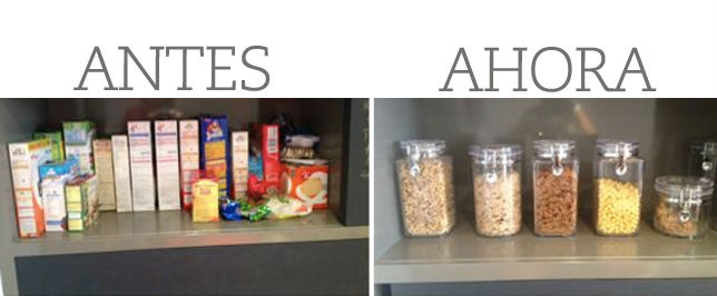 Organizar tus alimentos te ayuda a conservarlos por más tiempo, reducir espacio, ahorrar dinero y más. // Foto: Animal Gourmet.
