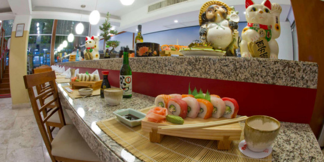 Además de los platillos tradicionales también cuentan con una barra de sushi (Nagaoka Guadalupe Inn). Foto: Facebook Nagaoka.