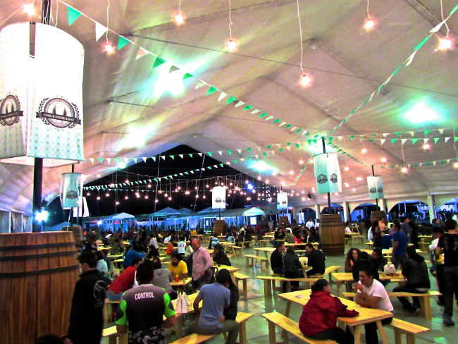 Carpa central del Festival de Cerveceros de México. Foto: Omar Granados.