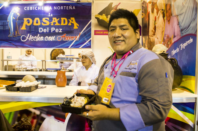 El restaurante La Posada del Pez ganó el premio al mejor cebiche en Mistura 2011. // Foto: Alicia Rojas. 