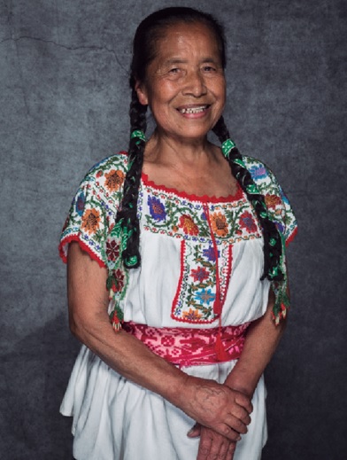 Herlinda Olivos. // Foto tomada del libro “Primer Encuentro Nacional de Cocineras Tradicionales”.