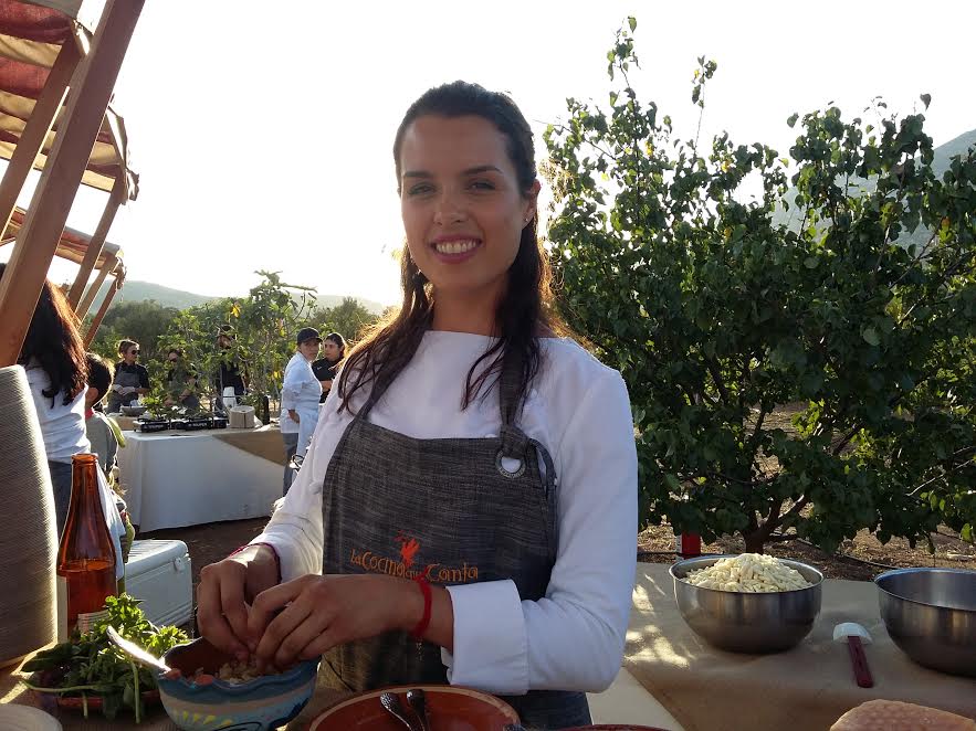 Adria Montaño, chef del foodtruck Azarosa. // Foto: Nadia Luna.