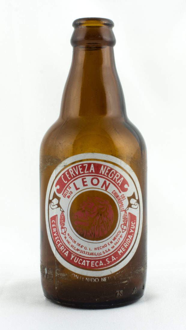 Cerveza León del año 1950.