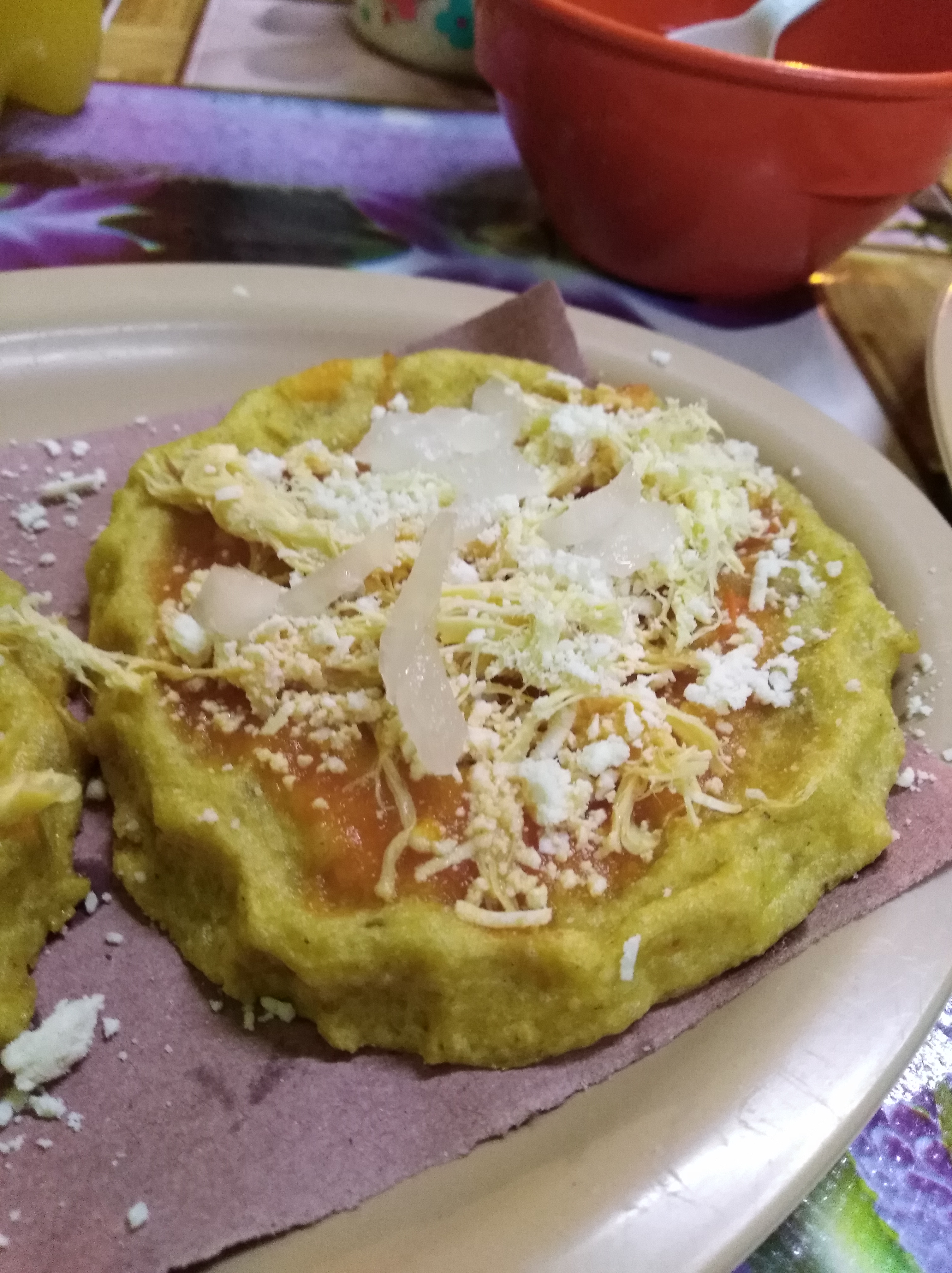 Picadita de salsa roja en la comida de Veracruz