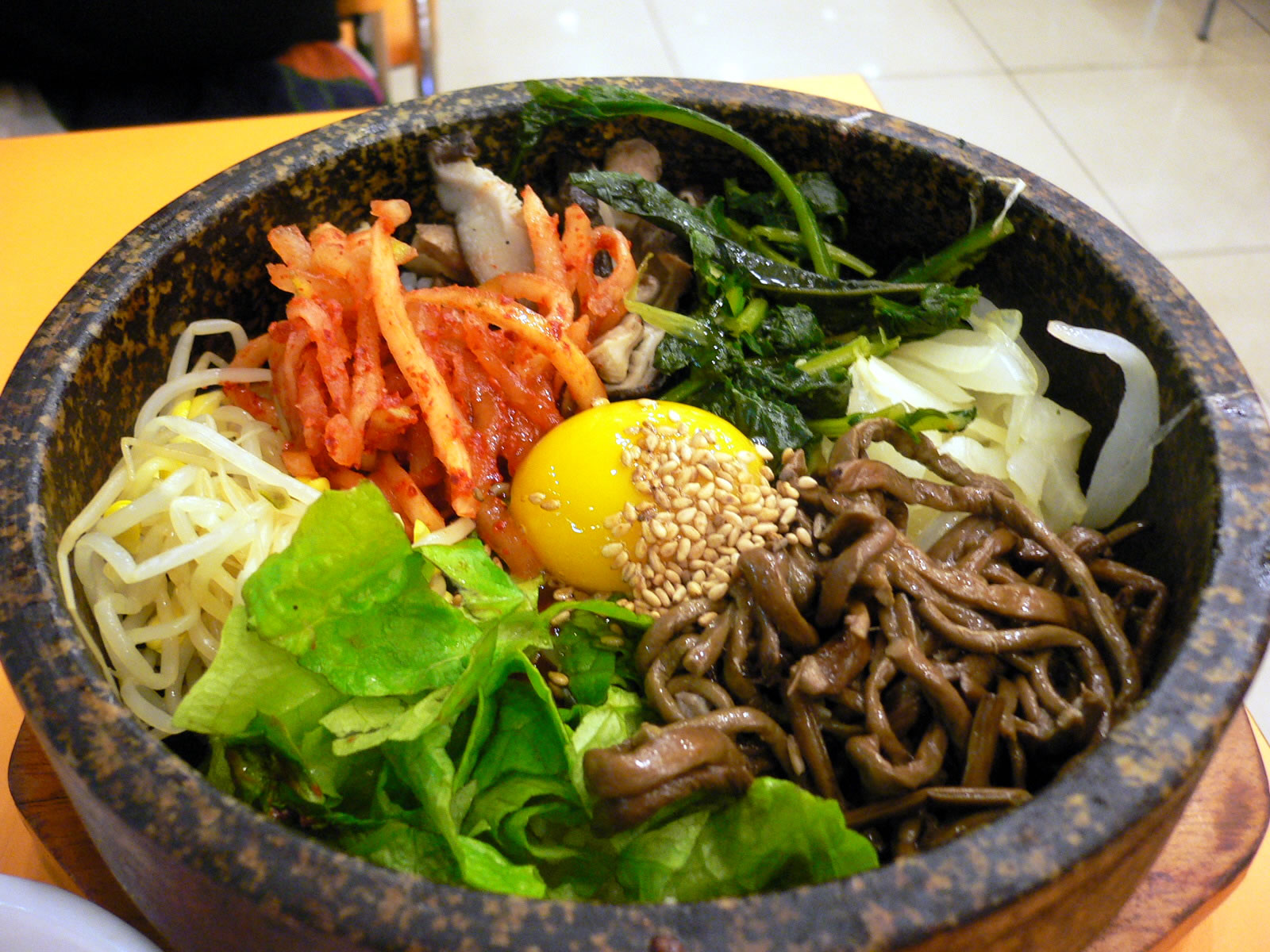 Bibimbap comida coreana