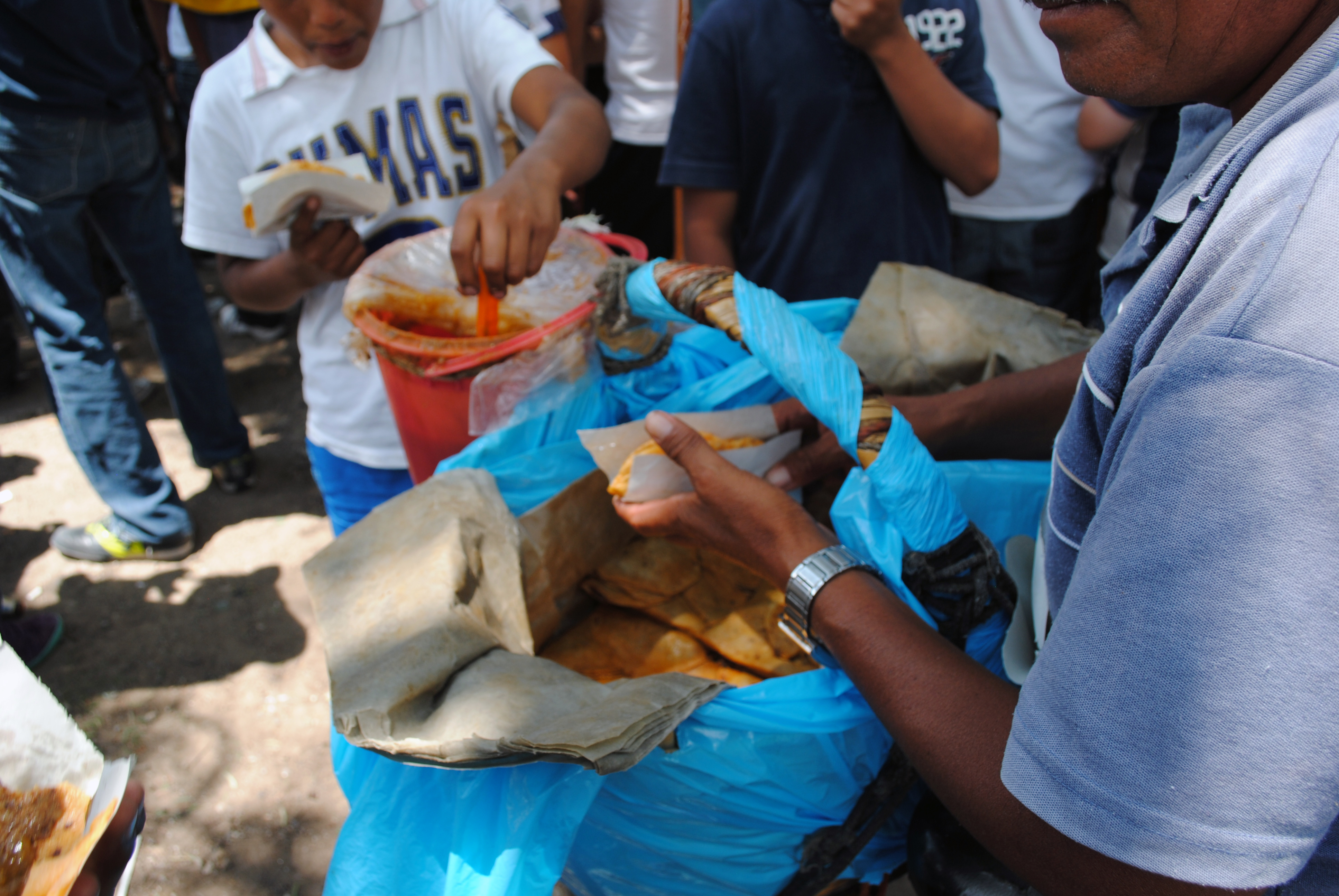 Tacos de canasta.