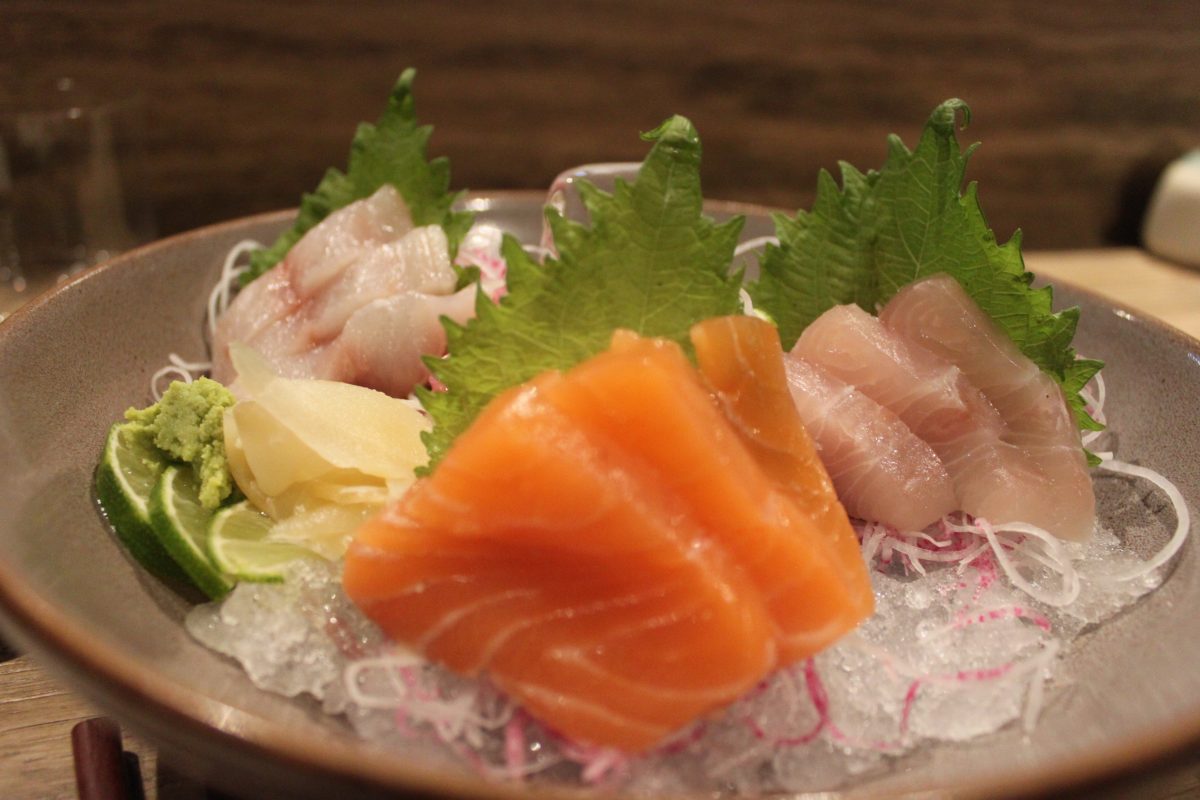 wabi sushi cocinar pescado