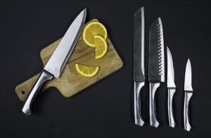 limpiar base de cuchillos