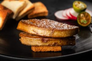 Preparación del foie gras.