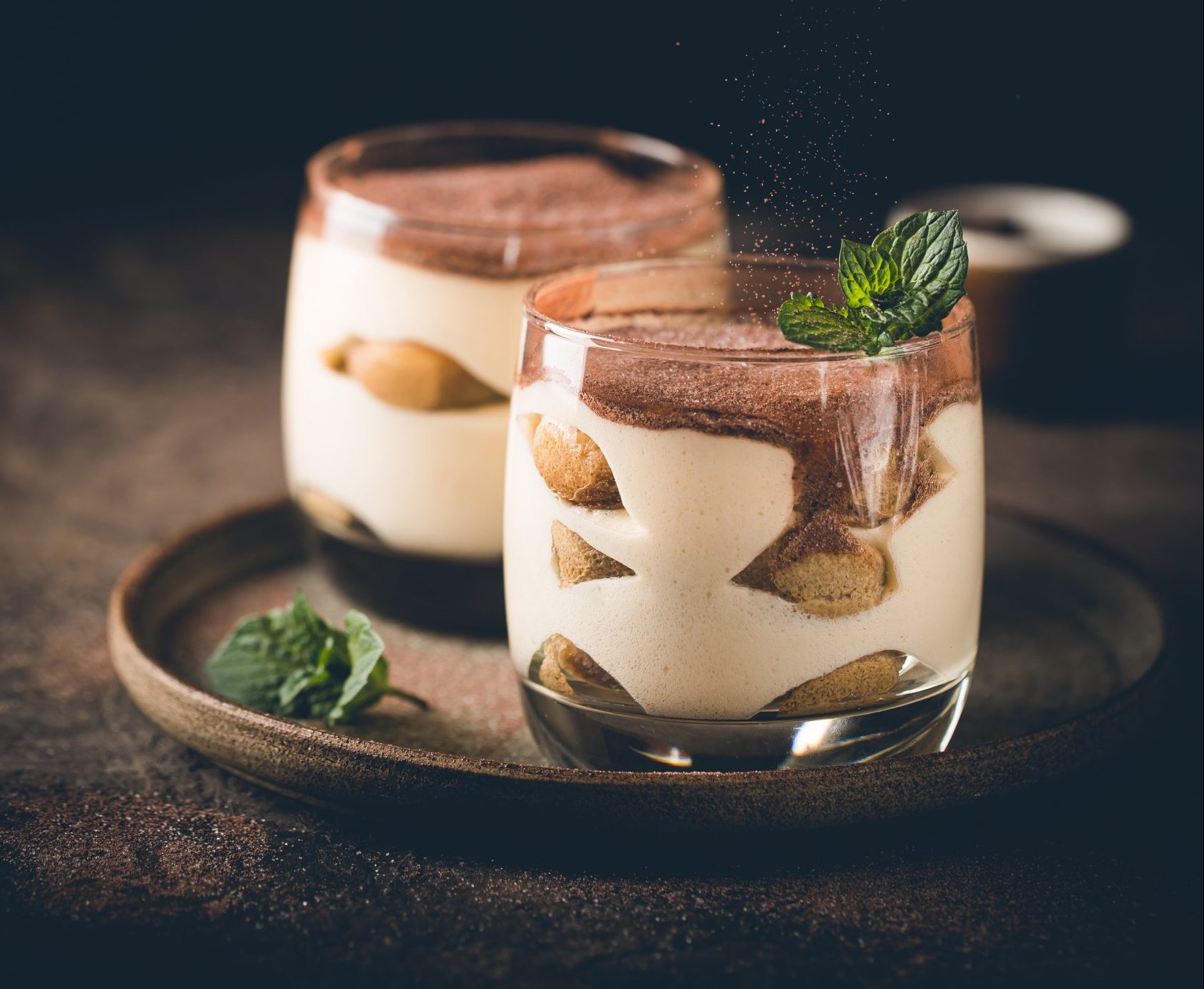 Tiramisú en vasitos