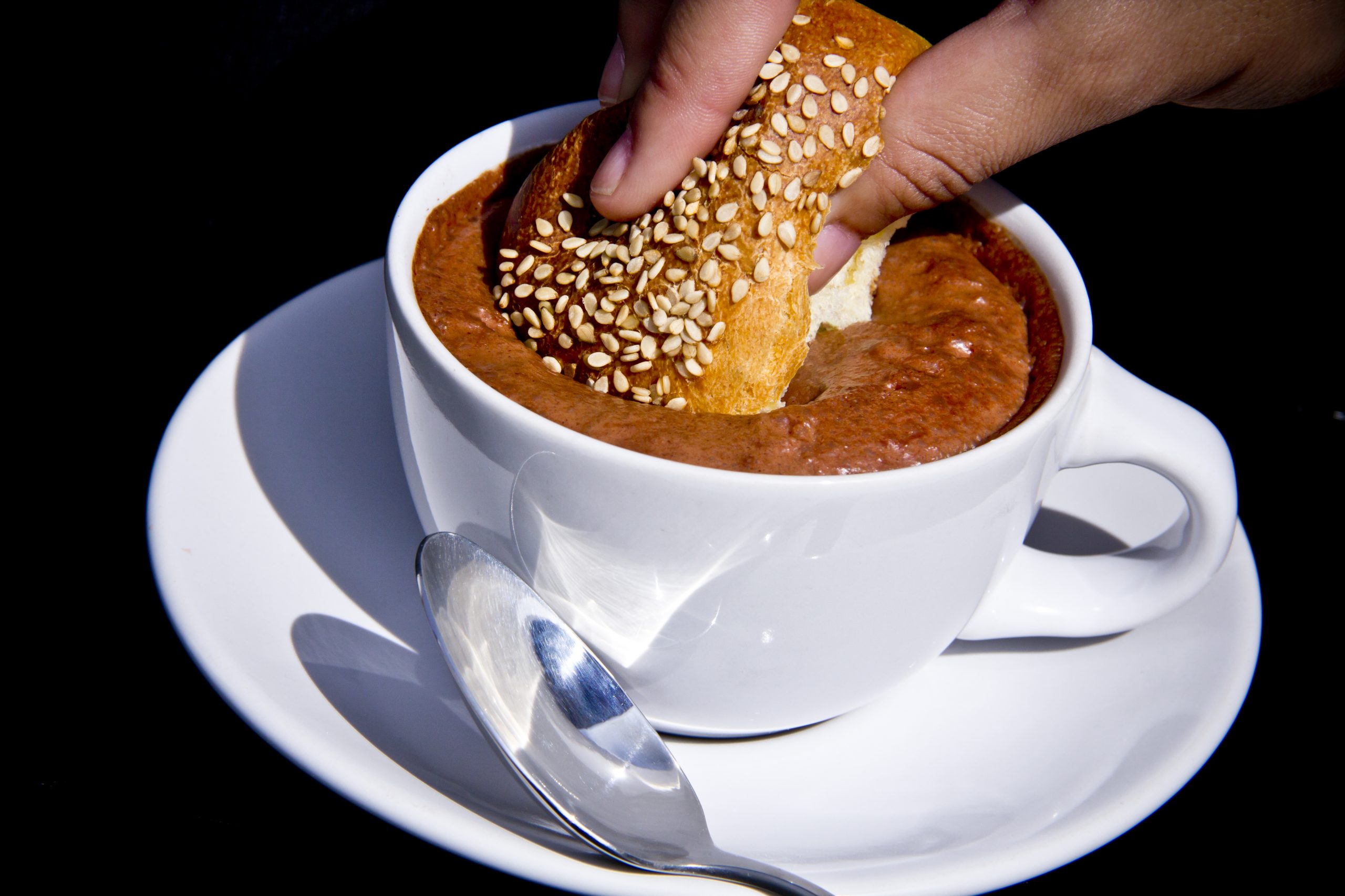 Desayunos de México. Pan de yema  y chocolate