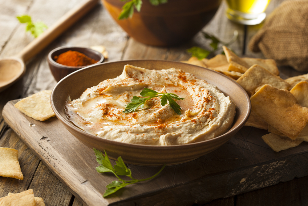 Hummus una de las recetas con garbanzos clásicas