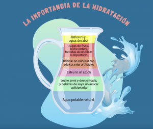 la jarra del buen beber es una estrategia diseñada para poder mantenerse hidratado