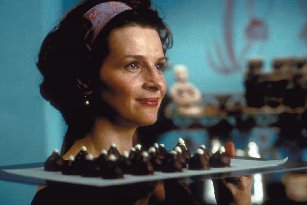 Juliette Binoche en el filme Chocolat dirigida por Lasse Hallström