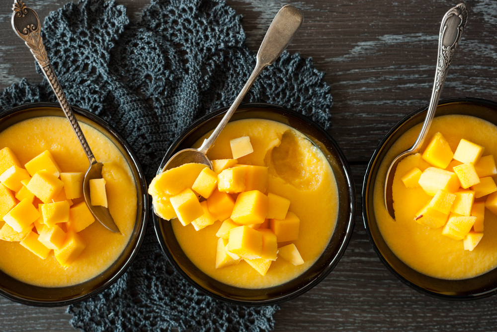 Mousse de mango, postres con 3 ingredientes