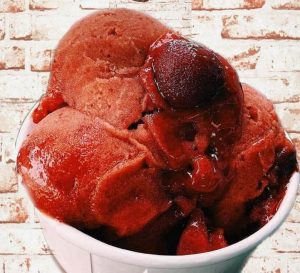 Postres mexicanos: nieve de picafresa