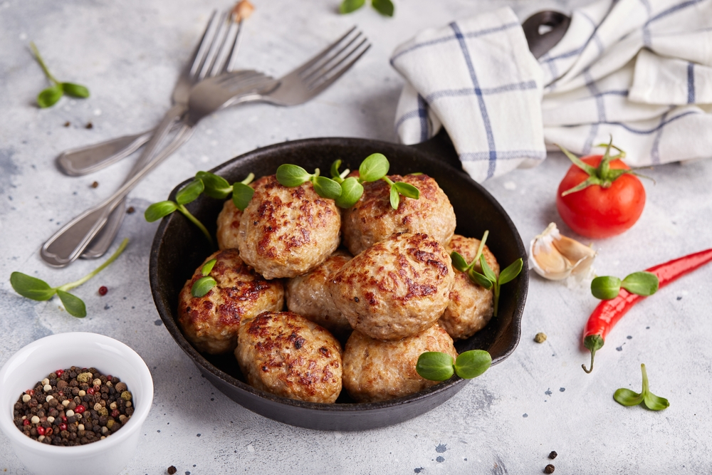 Croquetas de carne molida rellenas de queso