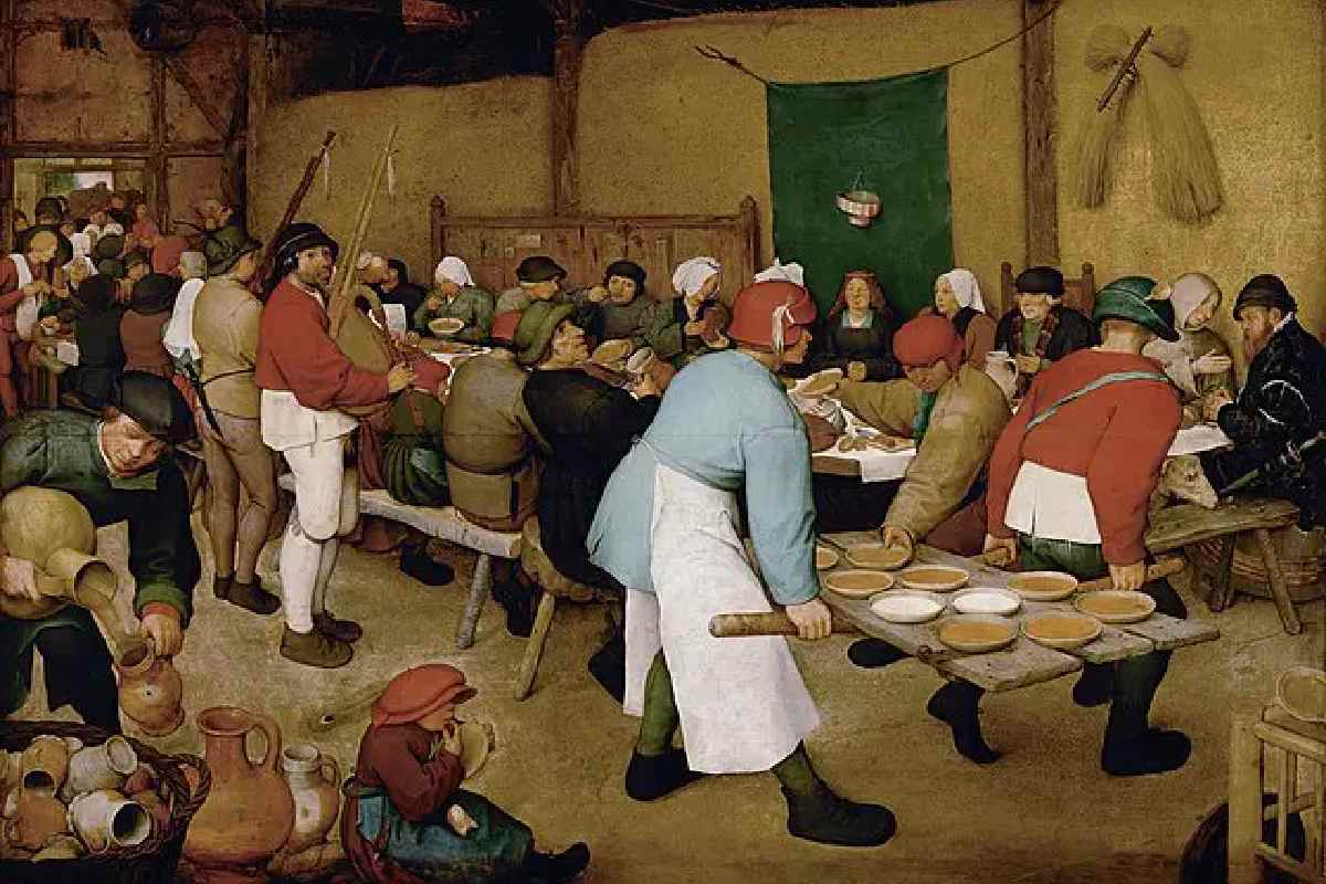 Las bodas campesinas, es una de las varias que muestran la vida campesina del pintor e impresor renacentista holandés y flamenco Pieter Bruegel el Viejo.