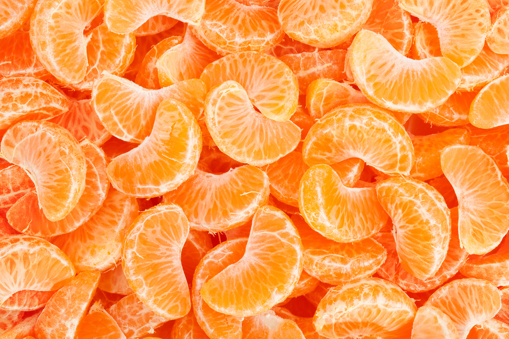 gajos de mandarina