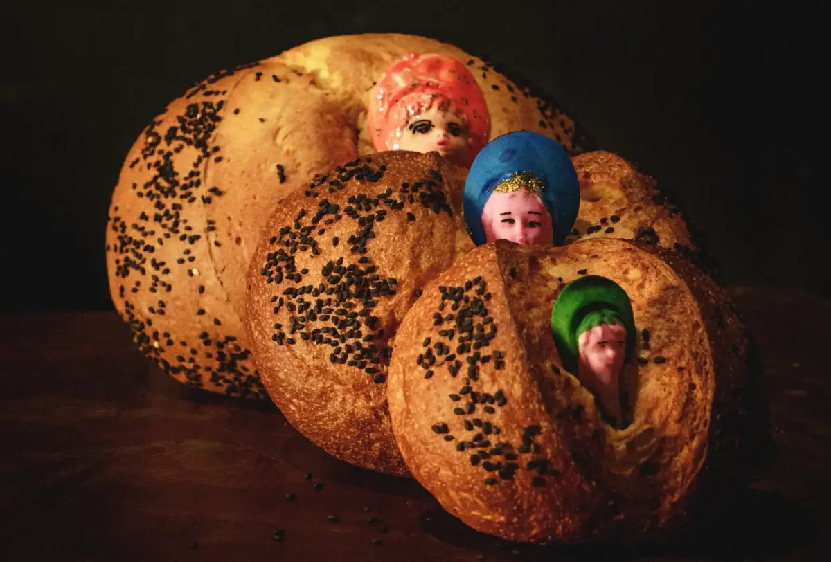 pan de muerto tradicional de Oaxaca