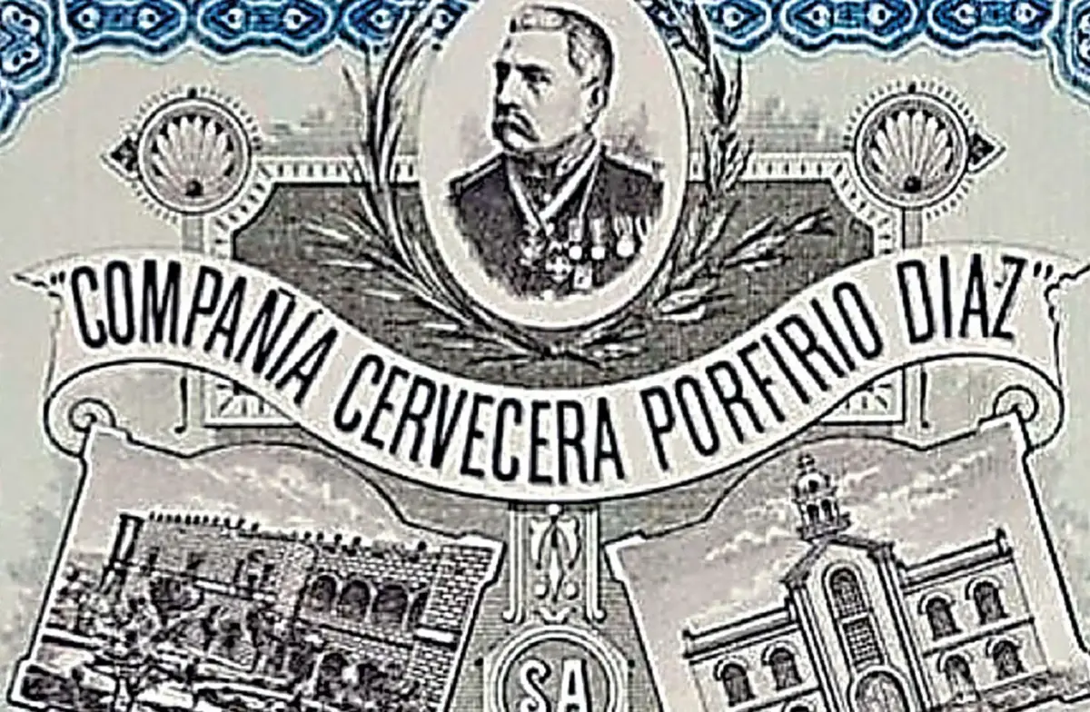 La "cervecería" de Porfirio Díaz, fue una de las primeras cervezas en México a inicios del siglo XX