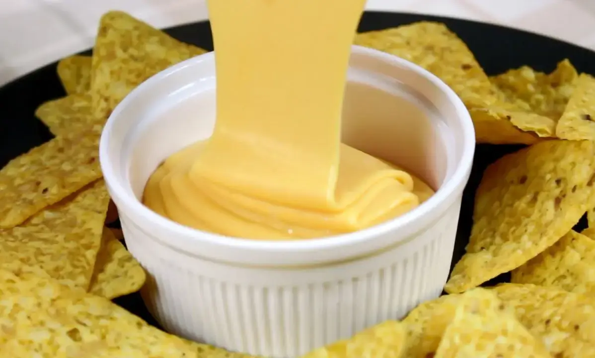 receta de queso con nachos