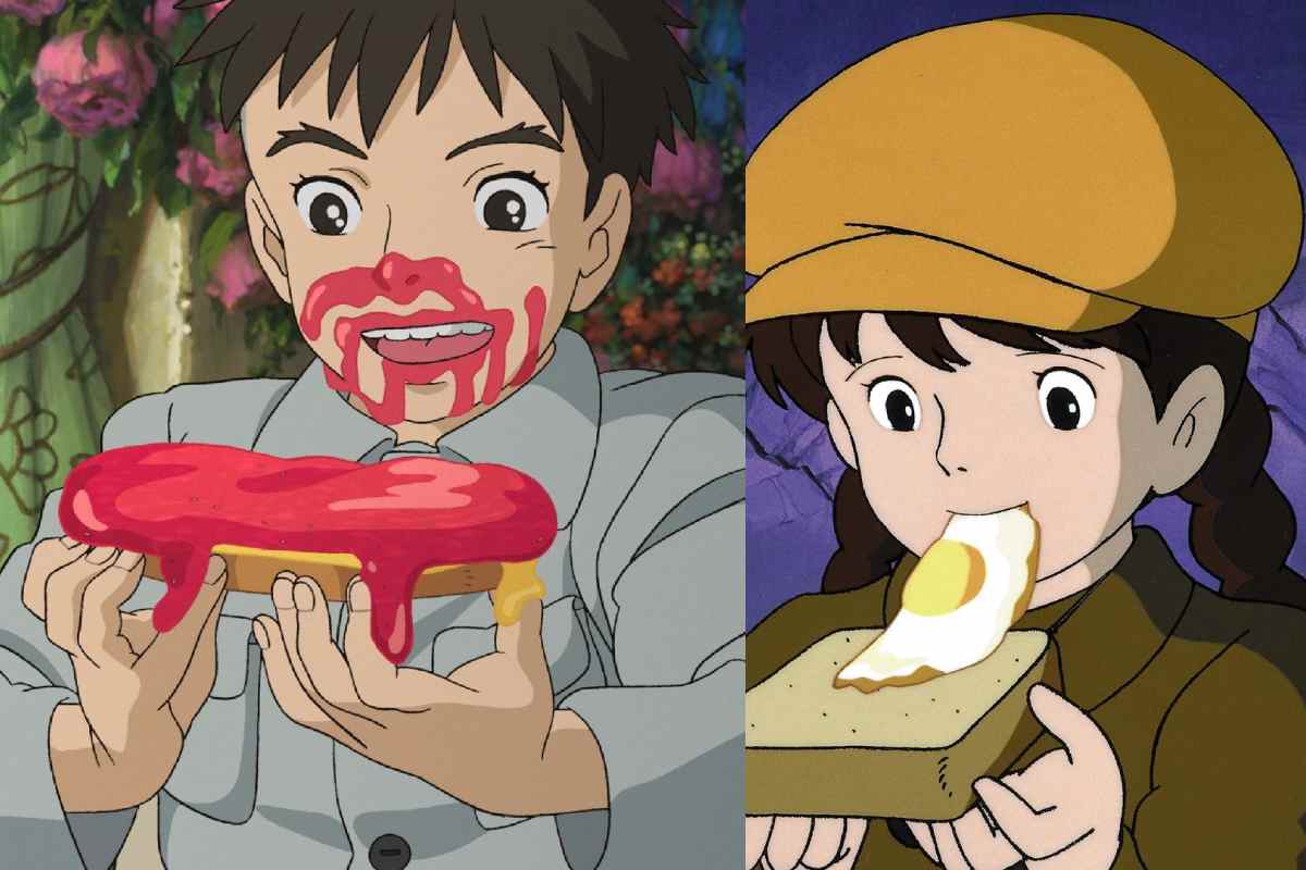 Escenas de la película El Niño y La Garza de Hayao Miyazaki.