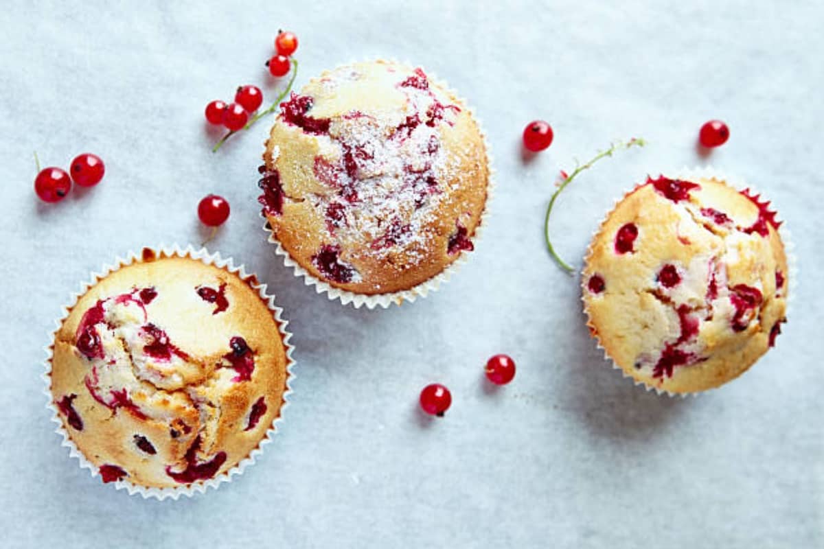 Prepara esta receta de muffins de grosella / Foto: Pexels