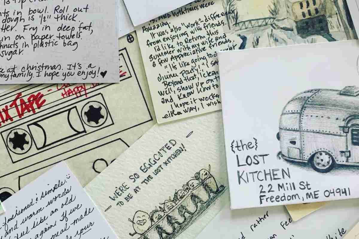 Tarjetas postales enviadas a The Lost Kitchen