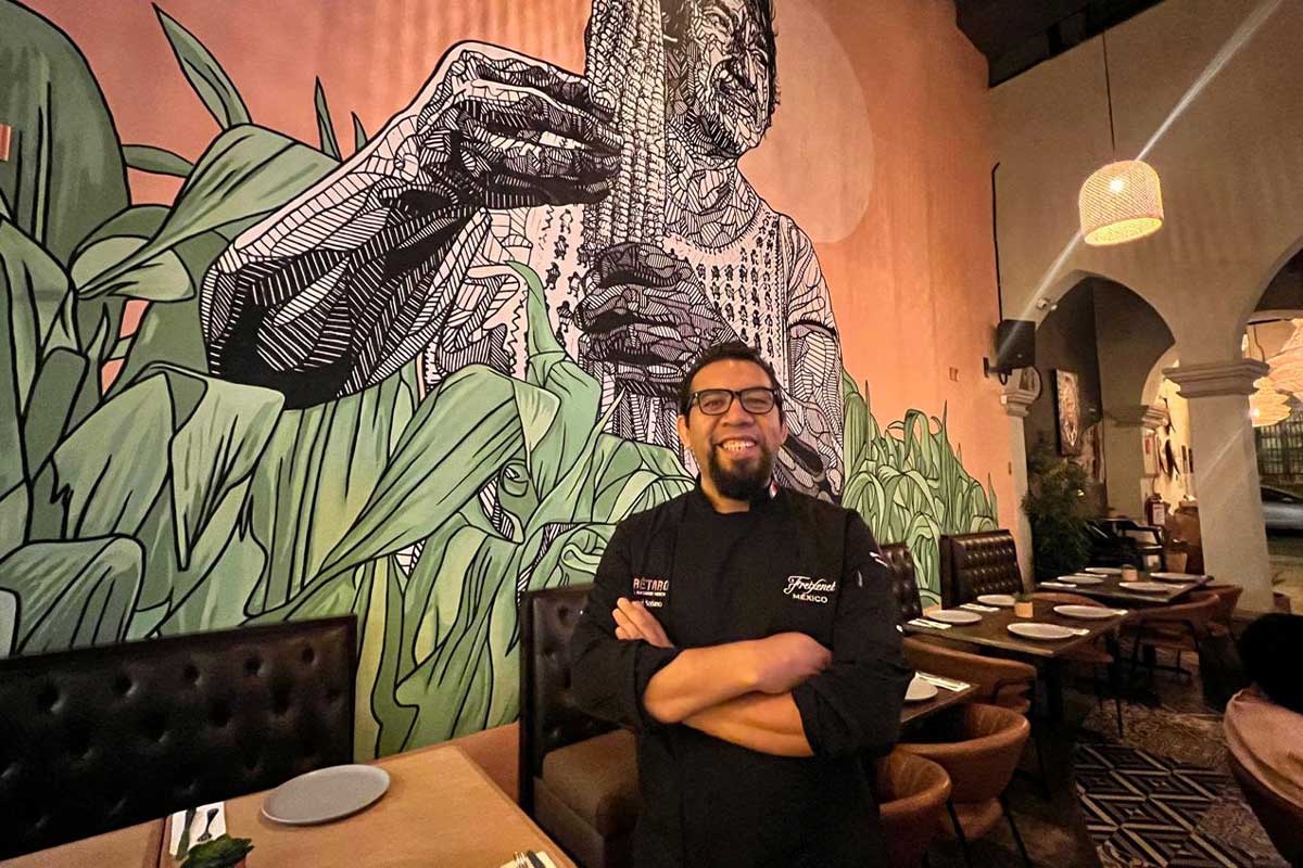 El chef Israel Soriano creó el primer restaurante de cocina queretana en Querétaro