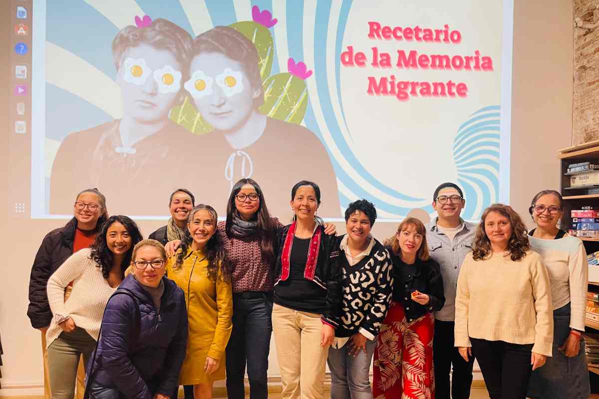 Participantes del Recetario de la Memoria Migrante.