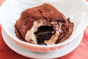 El famoso helado tartufo negro en Pizzo Calabro