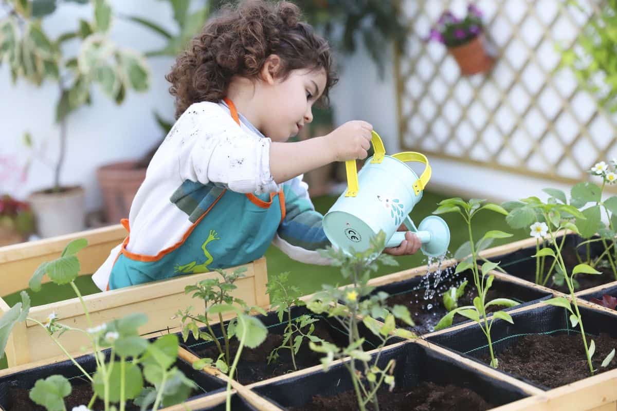 También podemos crear un huerto urbano de plantas medicinales y aromáticas, las cuales suelen tener propiedades antimicrobianas, antifúngicas y antioxidantes, así como cualidades relajantes. / Foto: @creciendoconmontessori