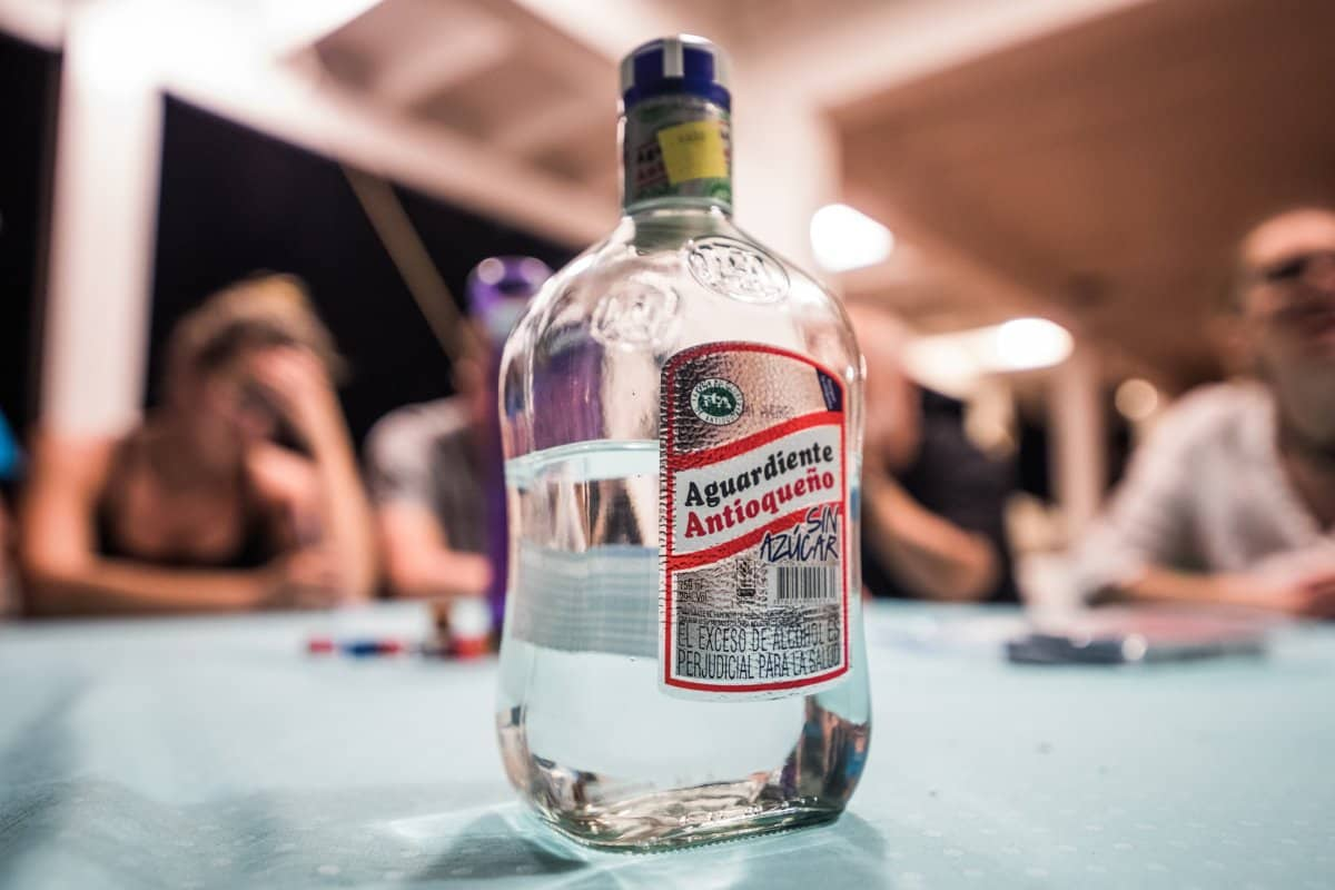 aguardiente destilado