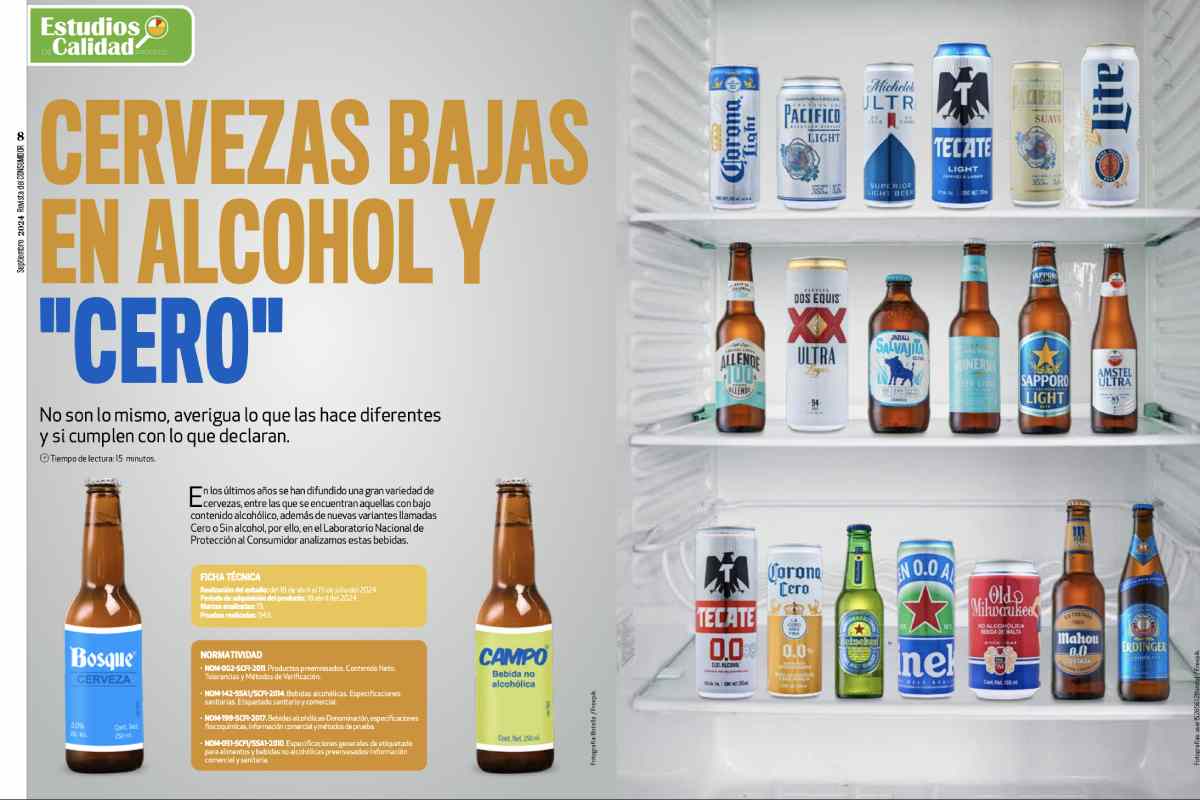 Cervezas sin alcohol