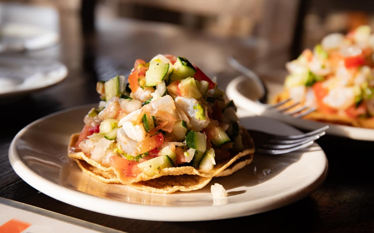 Recetas de guisados para tostadas mexicanas.