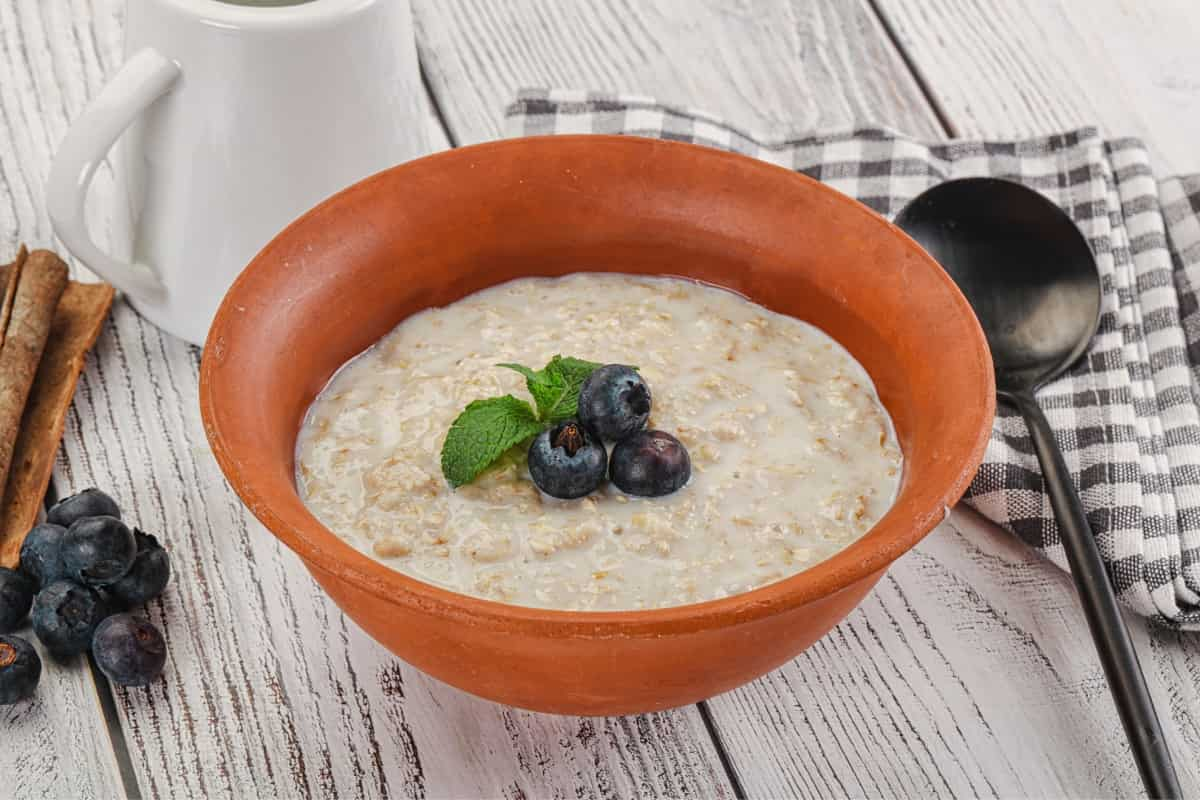 Receta de leche de avena en 5 minutos.