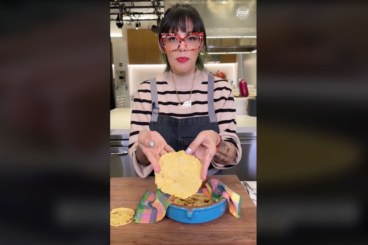 este es el truco imperdible para hacer tortillas esponjosas y cero quebradizas de la chef estadounidense Claudette Zepeda