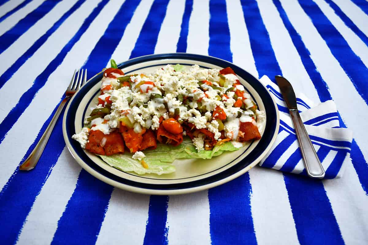 receta de enchiladas mineras