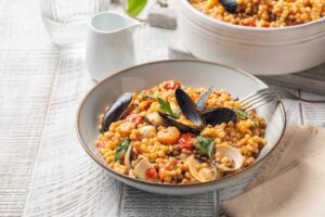 Fregola ai Frutti di Mare de las mejores pastas de Italia