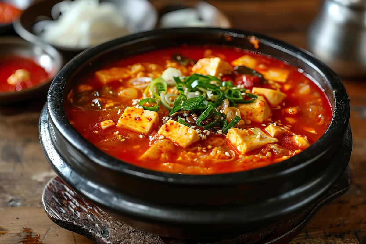 cuál es la sopa por excelencia de la gastronomía coreana