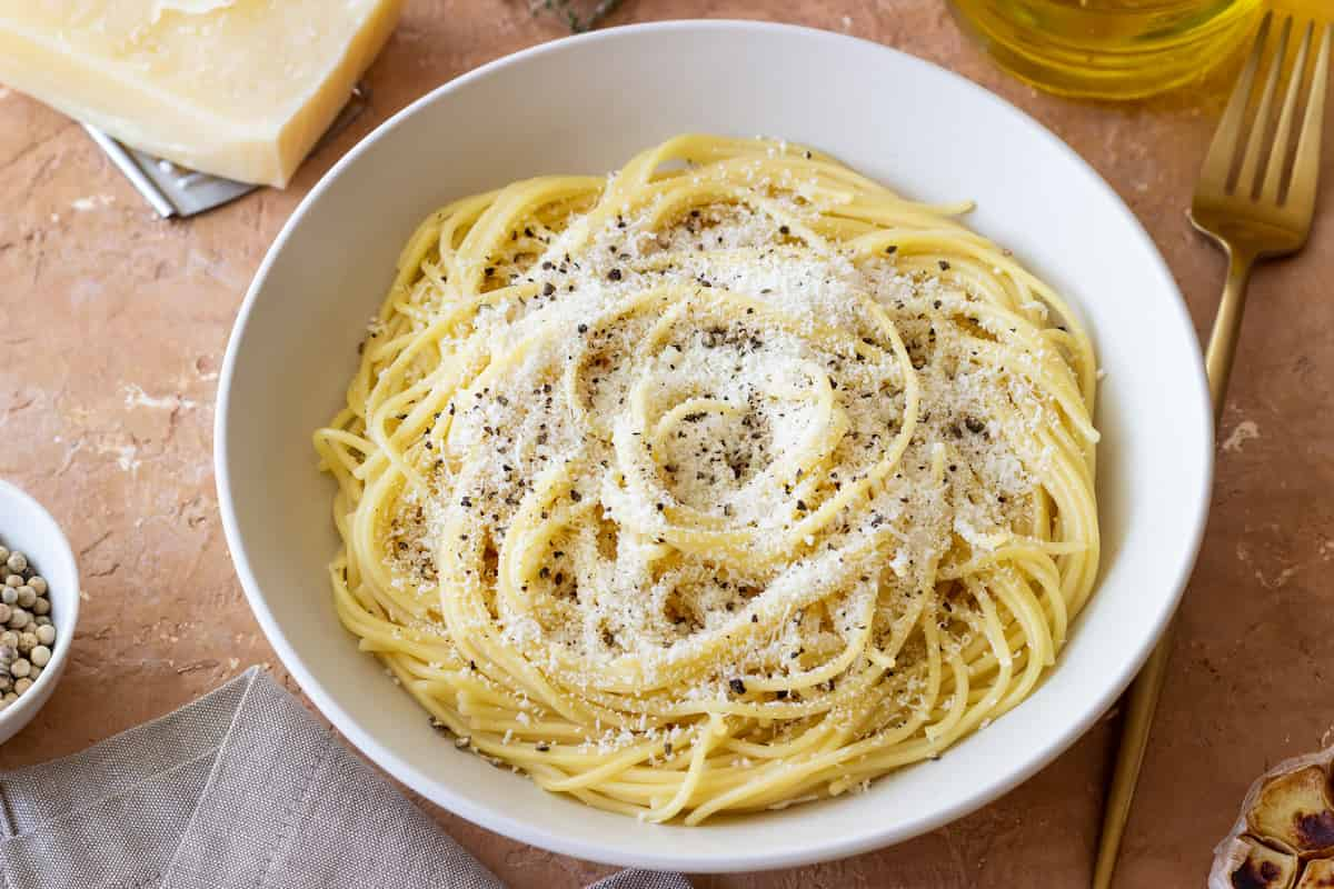 receta de cacio e pepe