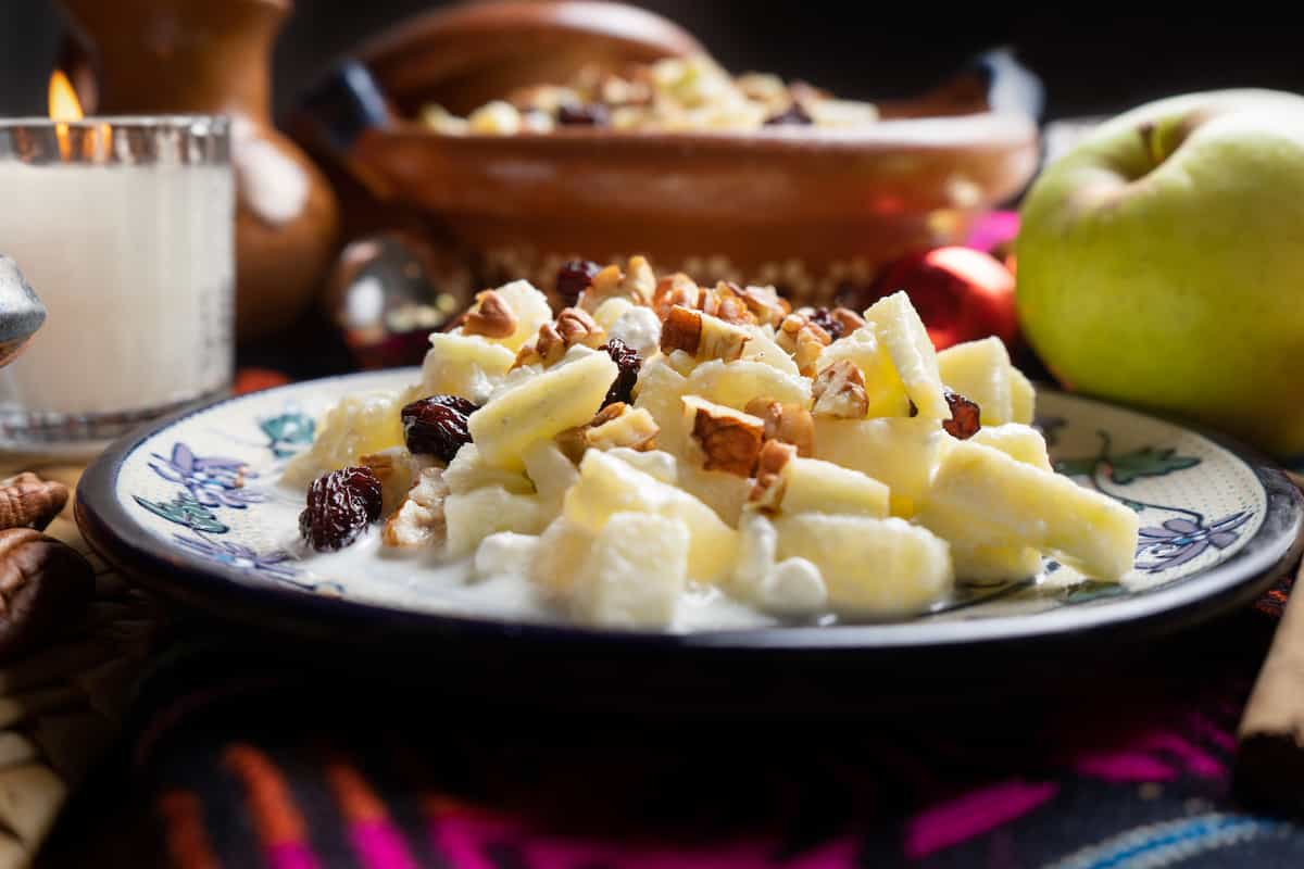 cuánto costará hacer ensalada de manzanas en Navidad