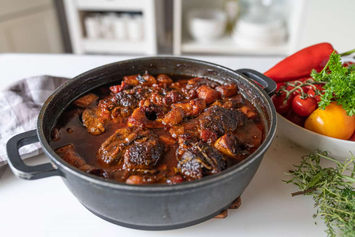 estofado de res con papas como el de la abuela, una receta mexicana ideal para Navidad