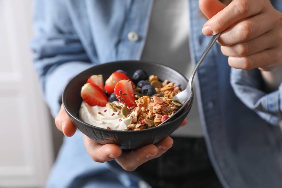 Receta de desayuno saludable.