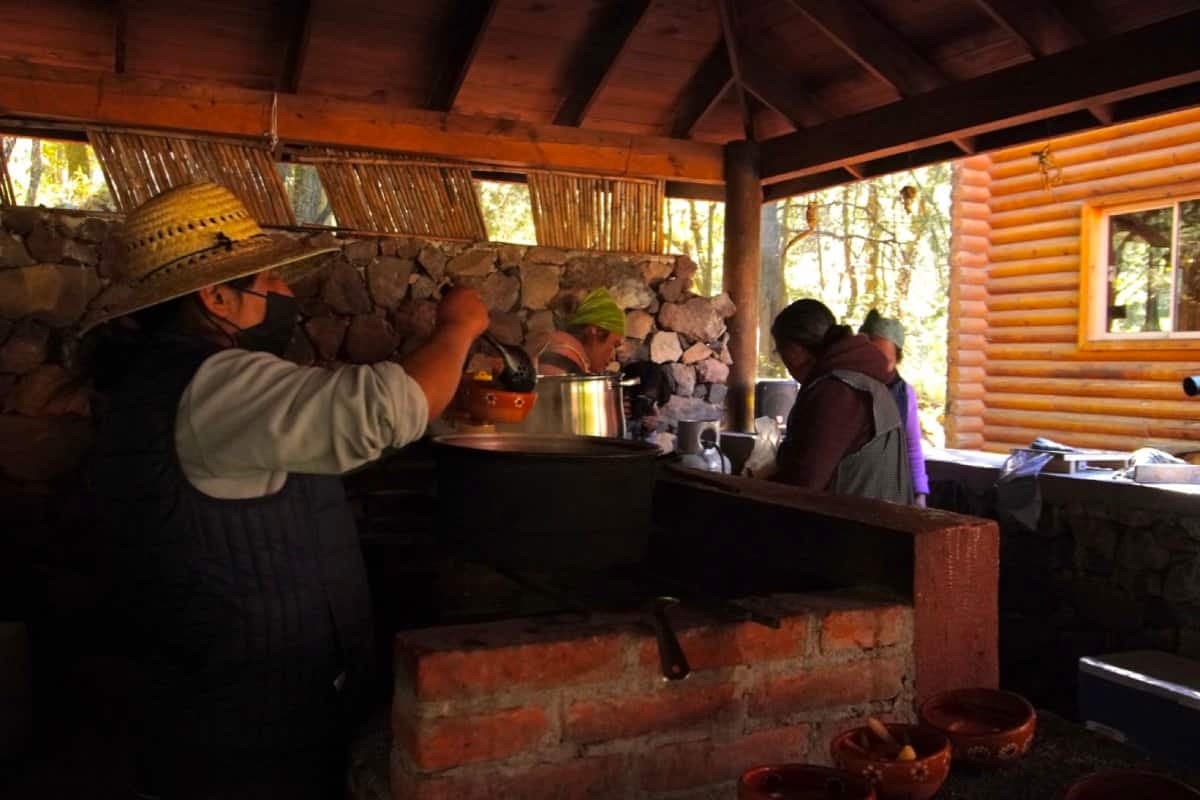 Fogón y cocina abierta