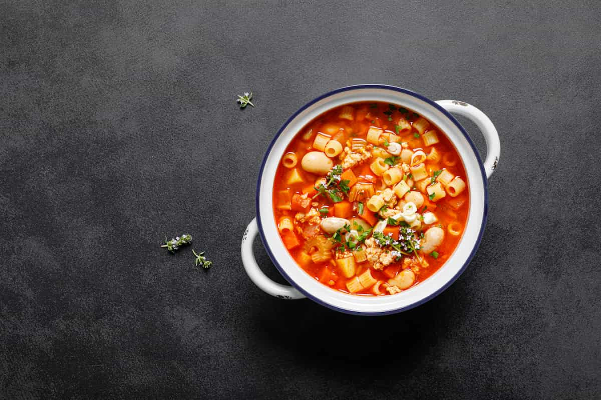 receta de pasta fagioli